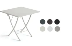 vermobil Kleiner Gartentisch Vegas 80x80 cm cm bronze