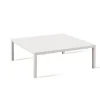 vermobil Loungetisch Quatris 80x60x30 cm weiß