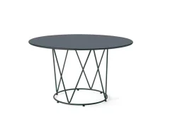 vermobil Outdoor Tisch Daisy Ø 130 cm schwarz NE