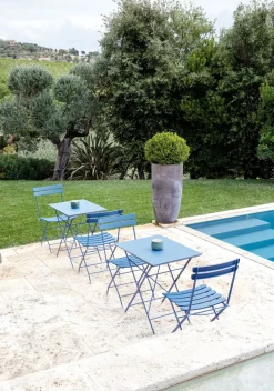 vermobil STEP - Faltbarer Gartentisch 70x50 cm bronze