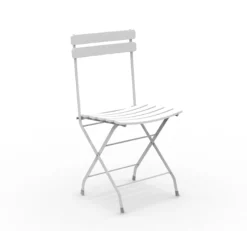 vermobil STEP - Klappbarer Outdoor Stuhl matt weiß