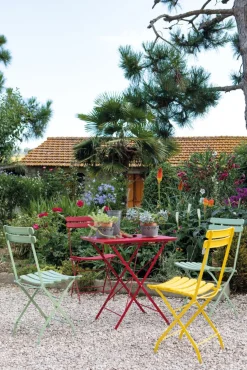 vermobil STEP - Klappbarer Outdoor Stuhl matt weiß