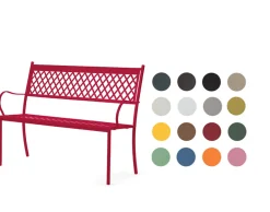 vermobil Terrassenbank Summertime antik grau