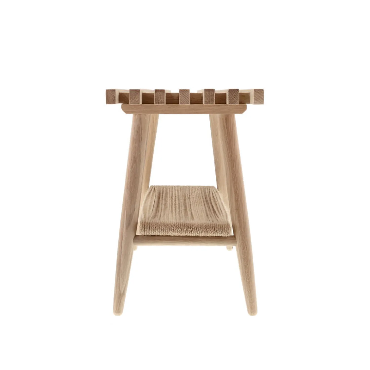 Villa Collection Bank white washed 90*30*45 cm Eiche