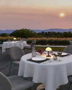 Villeroy & Boch BERGAMO Akku-Tischleuchte dimmbar schwarz