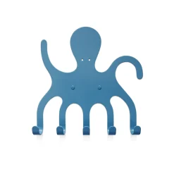 vonbox Stabile Wandhaken blauer Octopus