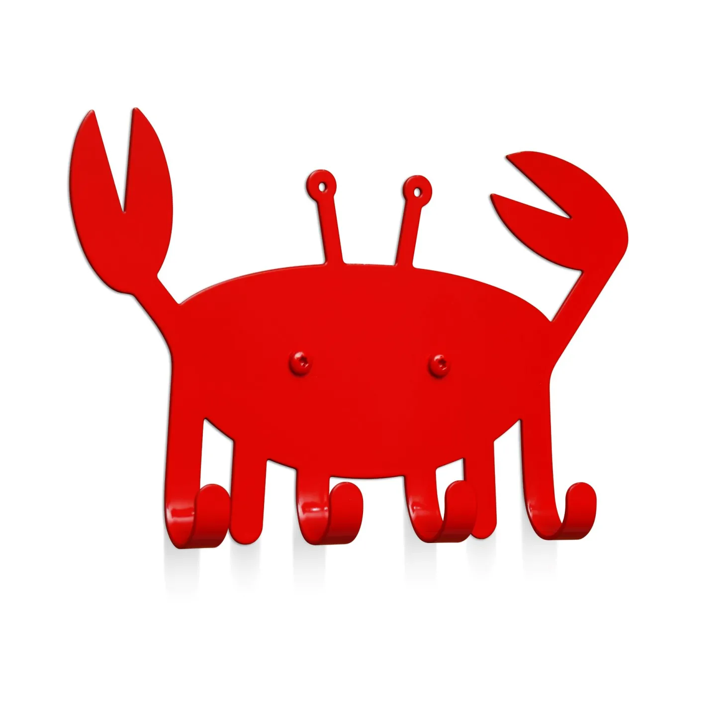 vonbox Wandhaken Kleine Krabbe rot
