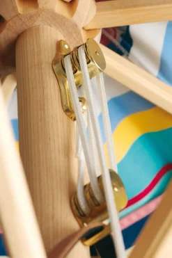 Weishäupl Runder Sonnenschirm Ø 250 cm Klassiker Multicolor mini, mit Flaschenzug