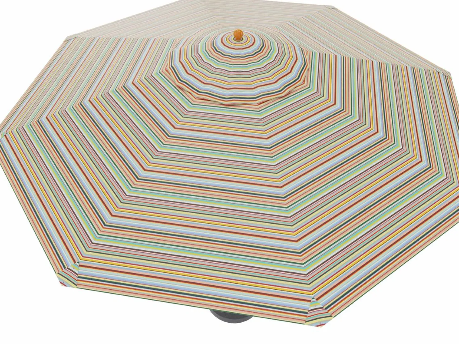 Weishäupl Schirm Klassiker Acryltuch multicolor mini Ø 250 cm, Knickmechanismus & Flaschenzug