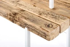 weld & co Garderobe Altholz 01 S 90 x 40 x 190 weiß