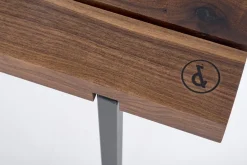 weld & co Garderobe Nussbaum 01 S 90 x 40 x 190 schwarz