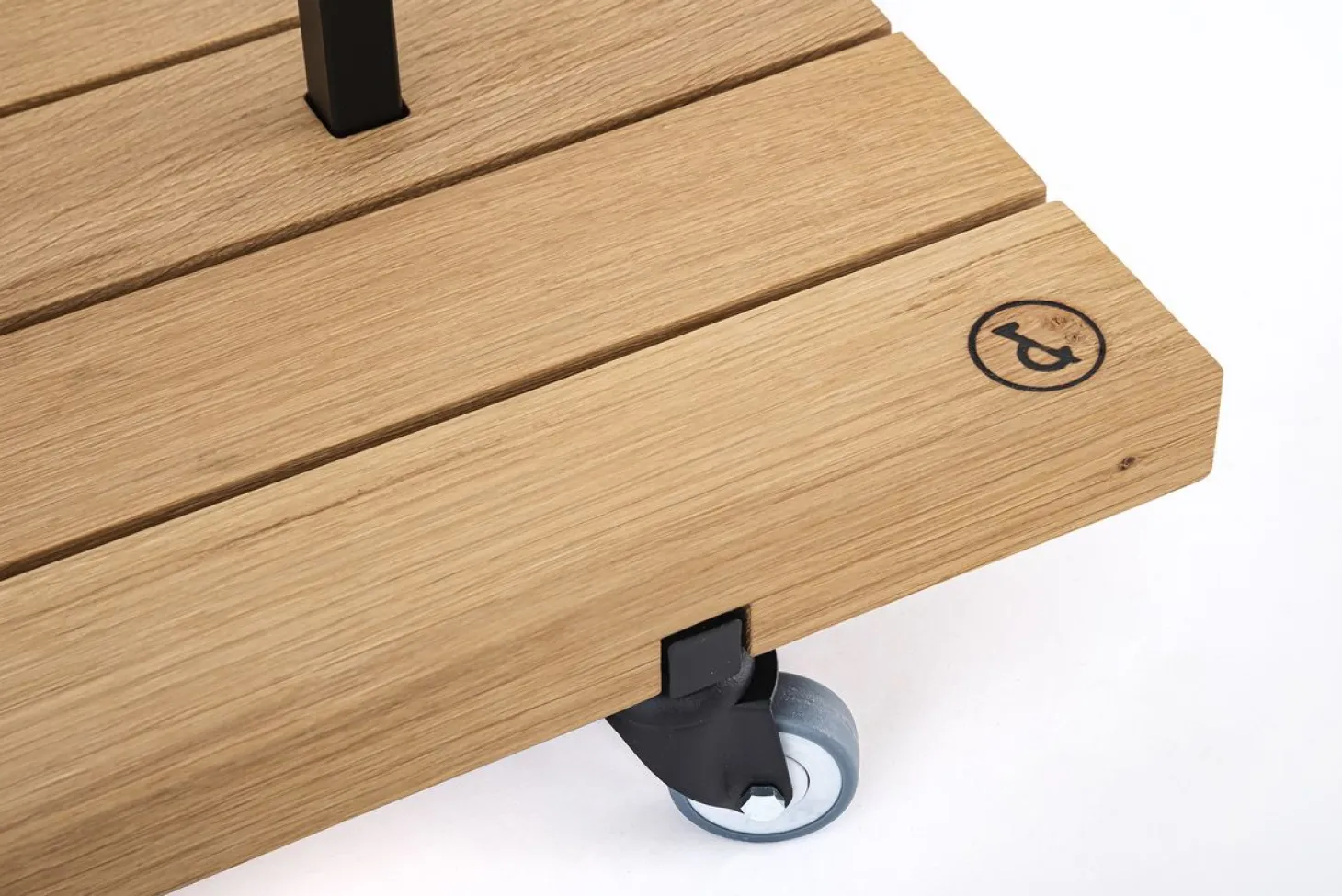 weld & co Kleiderstange Eiche 01 S 90 x 40 x 160 schwarz