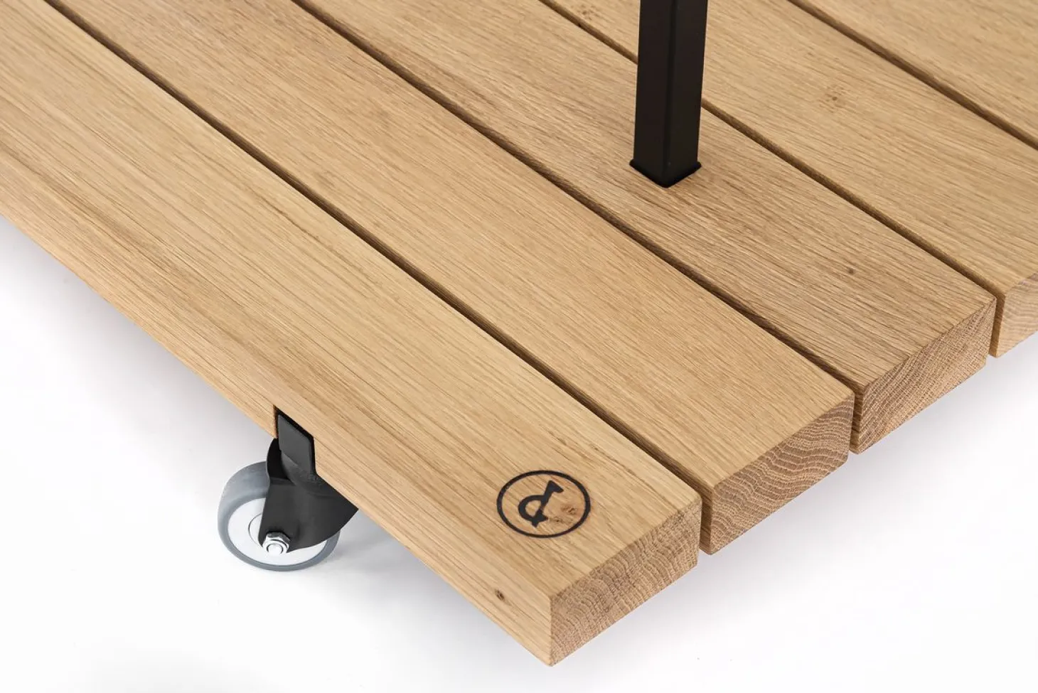 weld & co Kleiderstange Eiche 01 S 90 x 40 x 160 schwarz