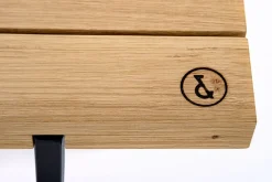 weld & co Sitzbank Eiche 01 S 90 x 40 x 45 schwarz