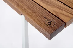 weld & co Sitzbank Nussbaum 01 S 90 × 40 × 45 weiß