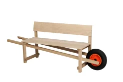 Weltevree Bank mit Reifen, L 190 cm Lärche