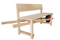 Weltevree Bank mit Reifen, L 190 cm Lärche