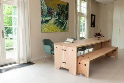 Weltevree Forestry Table - Tisch 180 cm (6 Personen) raw