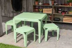 Weltevree Outdoor Hocker Bended Stool achatgrau