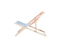 Weltevree Strandstuhl "Beach Chair" rot/blau
