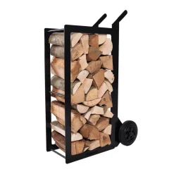 Weltevree Woodstock Set Lagergestell und Wagen für Holzvorräte