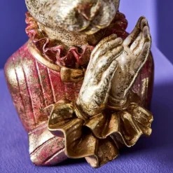 Werner Voß Hasenbüste Hannilein, creme/rot