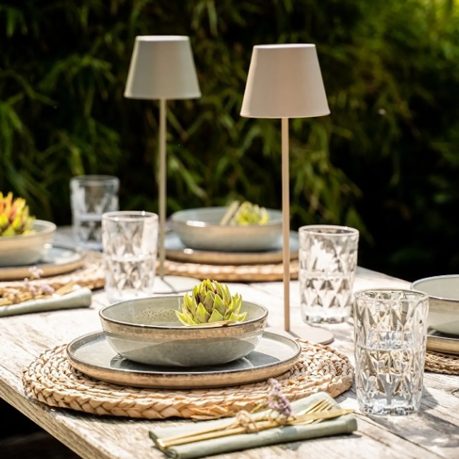 Werner Voß LED Tischleuchte Lys Weiß