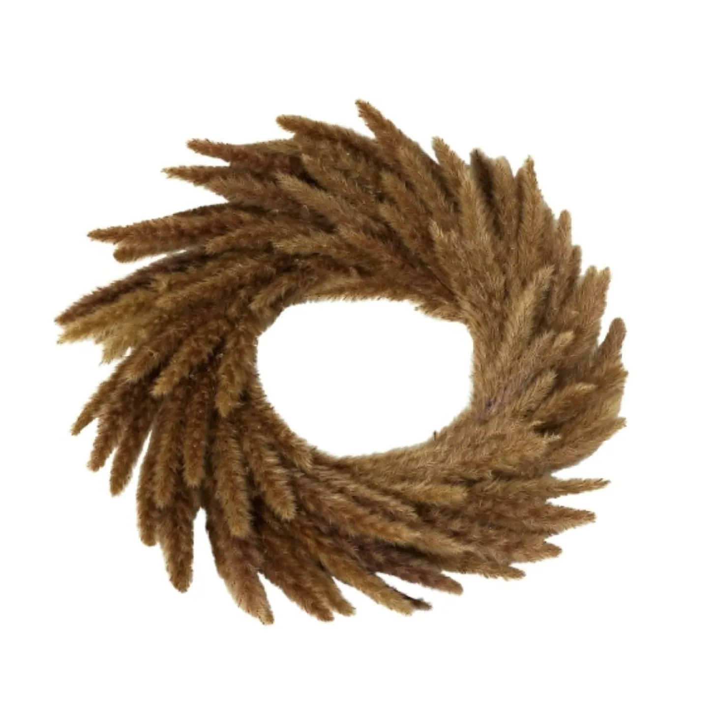 Werner Voß Pampasgras-Kranz braun, Natur 45x45 cm