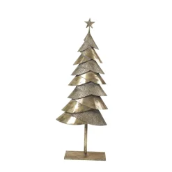 Werner Voß Weihnachtsbaum, gold/grau B:37, T:12, H:89