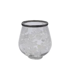 Werner Voß Windlicht Sakura rosa/weiß Ø10,5 x h 8,5 cm