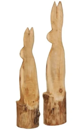 WMG Deko Hase aus Holz 90 cm