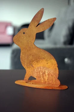 WMG Dekohase Metall aus Edelrost - Höhe 20cm