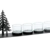 WMG Eisenwindlicht Tanne weihnachtlich H 20 cm 10x 40 cm
