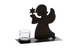 WMG Engel Eisen Windlicht H 20 cm