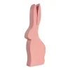 WMG Farbiger Holz Hase Pappel Stefan pink 23 cm