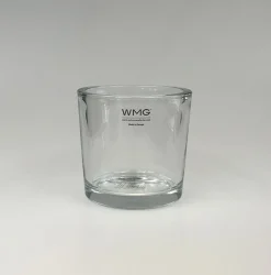 WMG Glas für Windlichter - Ersatzglas Höhe 6 cm, Durchmesser 6,5 cm