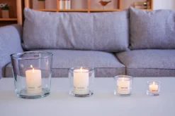 WMG Glas für Windlichter - Ersatzglas Höhe 6 cm, Durchmesser 6,5 cm