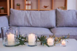 WMG Glas für Windlichter - Ersatzglas Höhe 6 cm, Durchmesser 6,5 cm