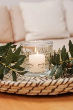 WMG Glas für Windlichter - Ersatzglas Höhe 6 cm, Durchmesser 6,5 cm