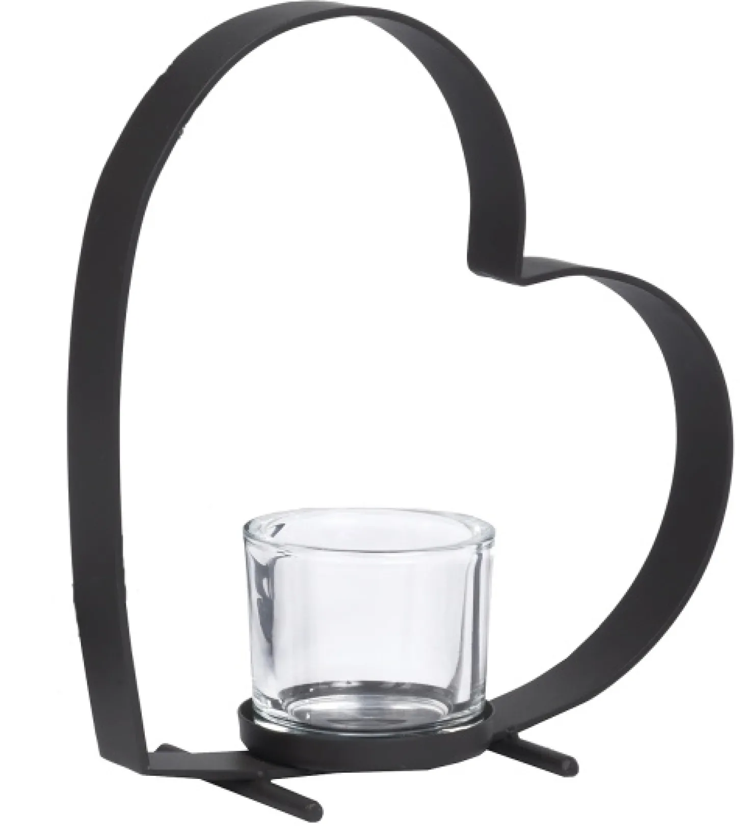 WMG Herzförmiges Eisenwindlicht Bebi 40 cm