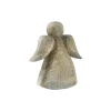 WMG Holz Engel Pappel - sägerauh-grau, h32 cm