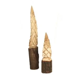 WMG Holz-Baum spitz h 55cm, d 16-18cm
