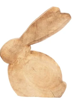 WMG Holzhase 40 cm Pappel - Handarbeit - jedes Stück ein Unikat