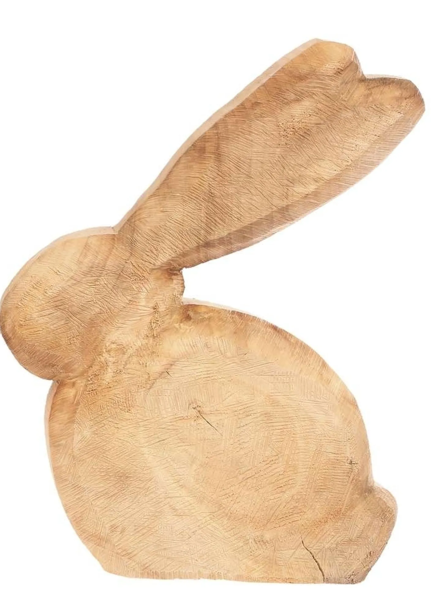 WMG Holzhase 40 cm Pappel - Handarbeit - jedes Stück ein Unikat