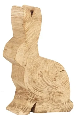 WMG Holzhase Eiche natur - massiv 35 cm