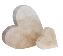 WMG Holz-Herz Pappel natur Höhe 20cm