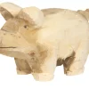 WMG Holz-Schwein Pappel natur H: 30, L: 50 cm