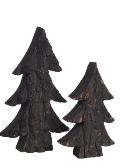 WMG Holz-Tanne Rinde nero 35 cm