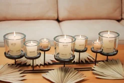 WMG Lincoln - Windlicht 70 cm mit 7 Gläsern