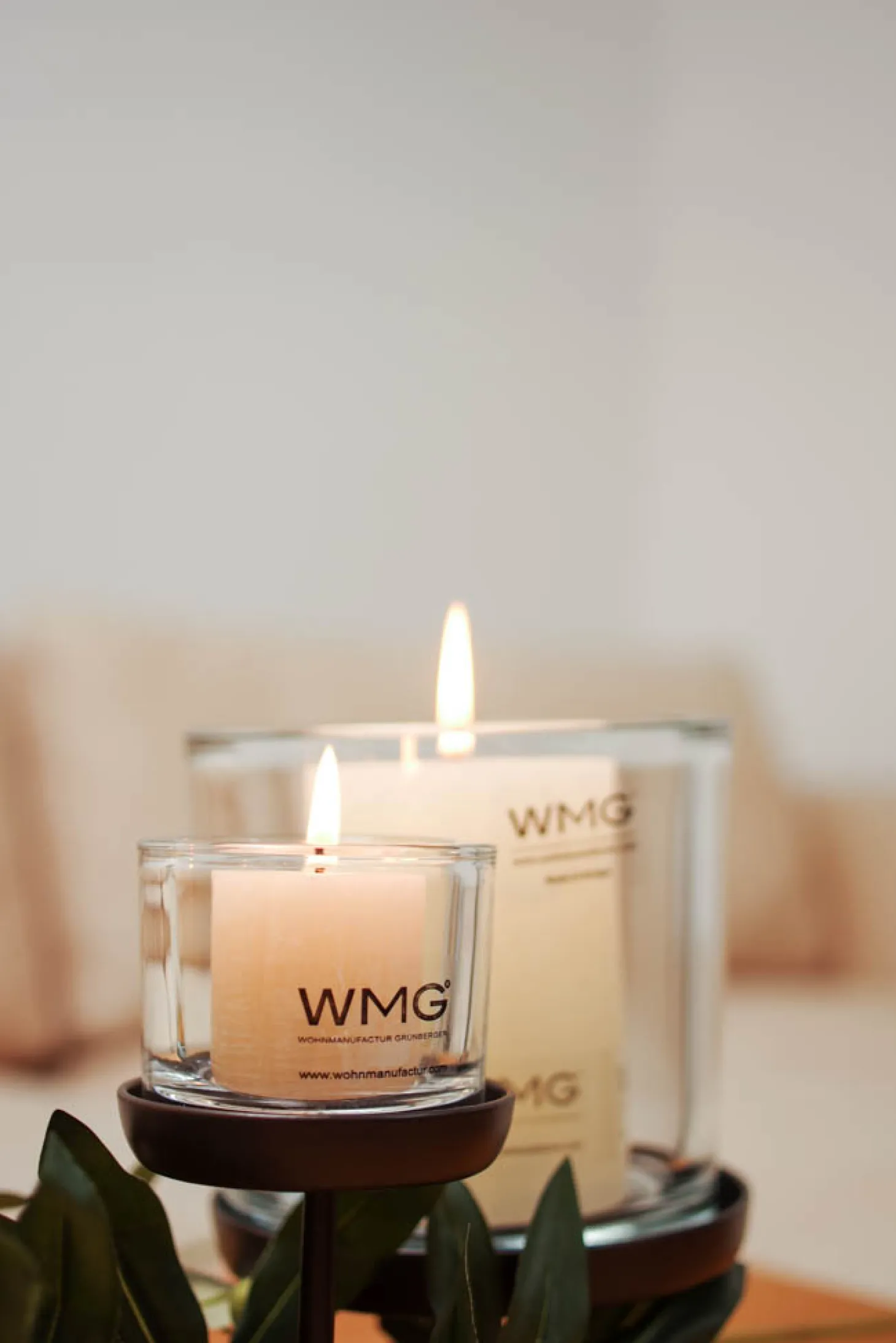 WMG Windlicht Lincoln 50 cm mit 6 Gläsern Mit Gratiszugabe